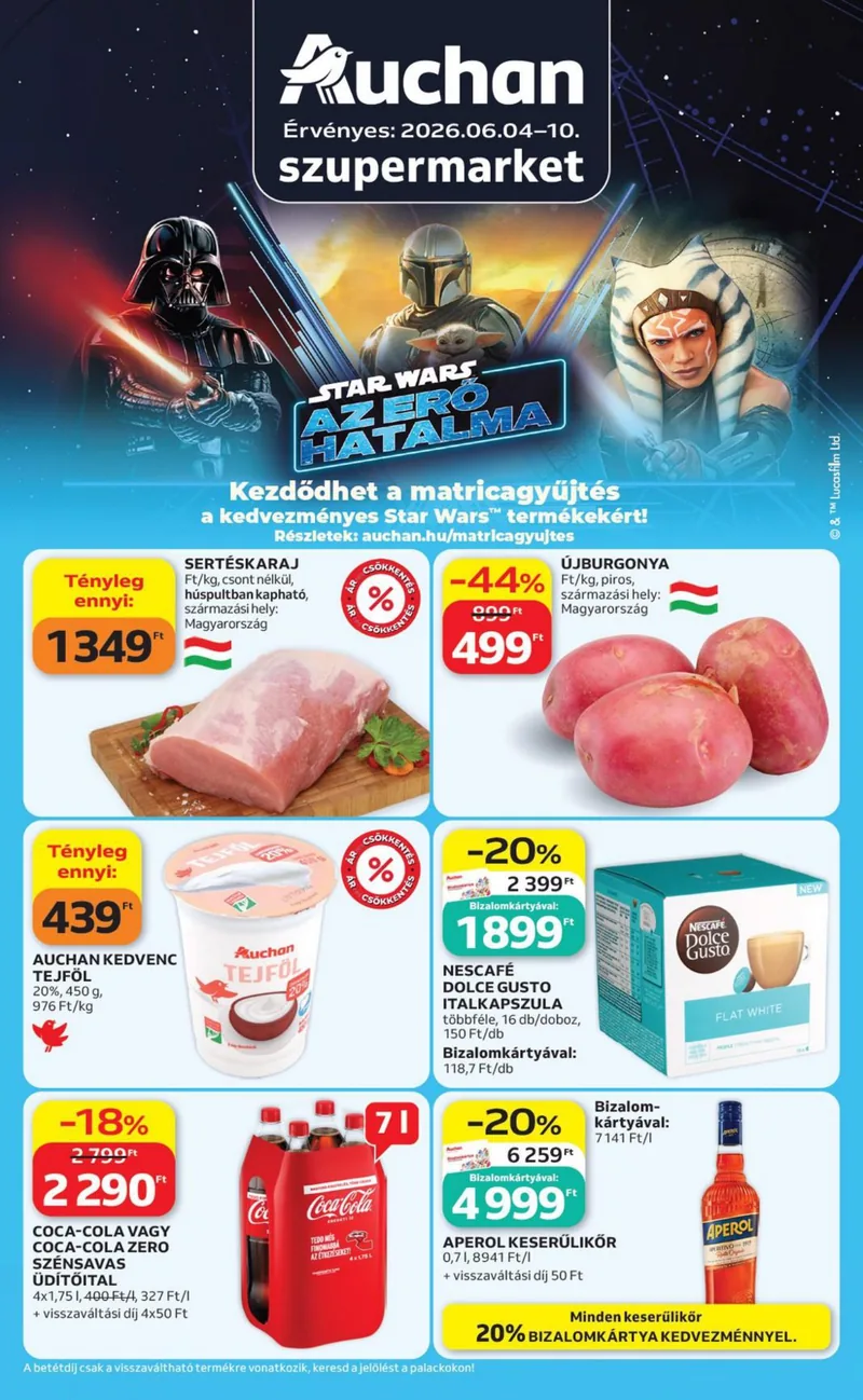 Auchan Heti szupermarket ajanlataink – címlap