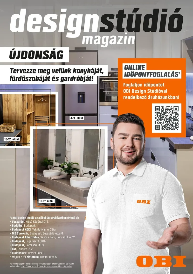 OBI OBI akciós újság – címlap