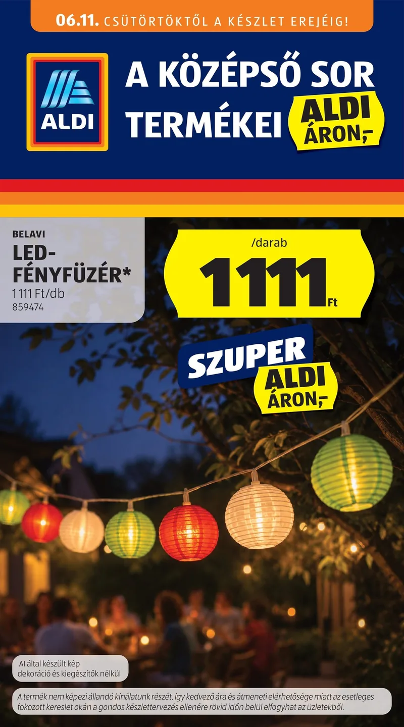 ALDI Középső sor termékei – 24. hét – 1. oldal