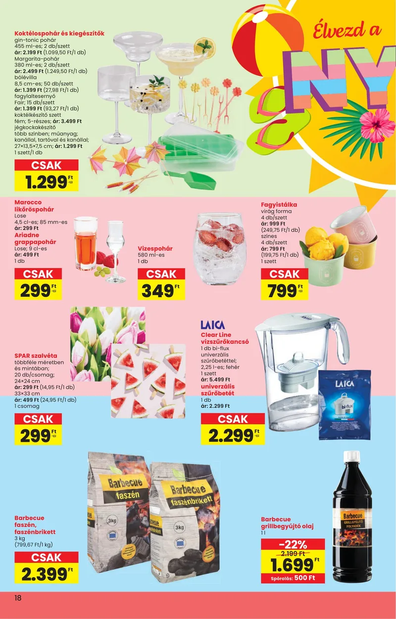 SPAR Nyári szezon katalógus – 06.03 - 06.24. – 18. oldal