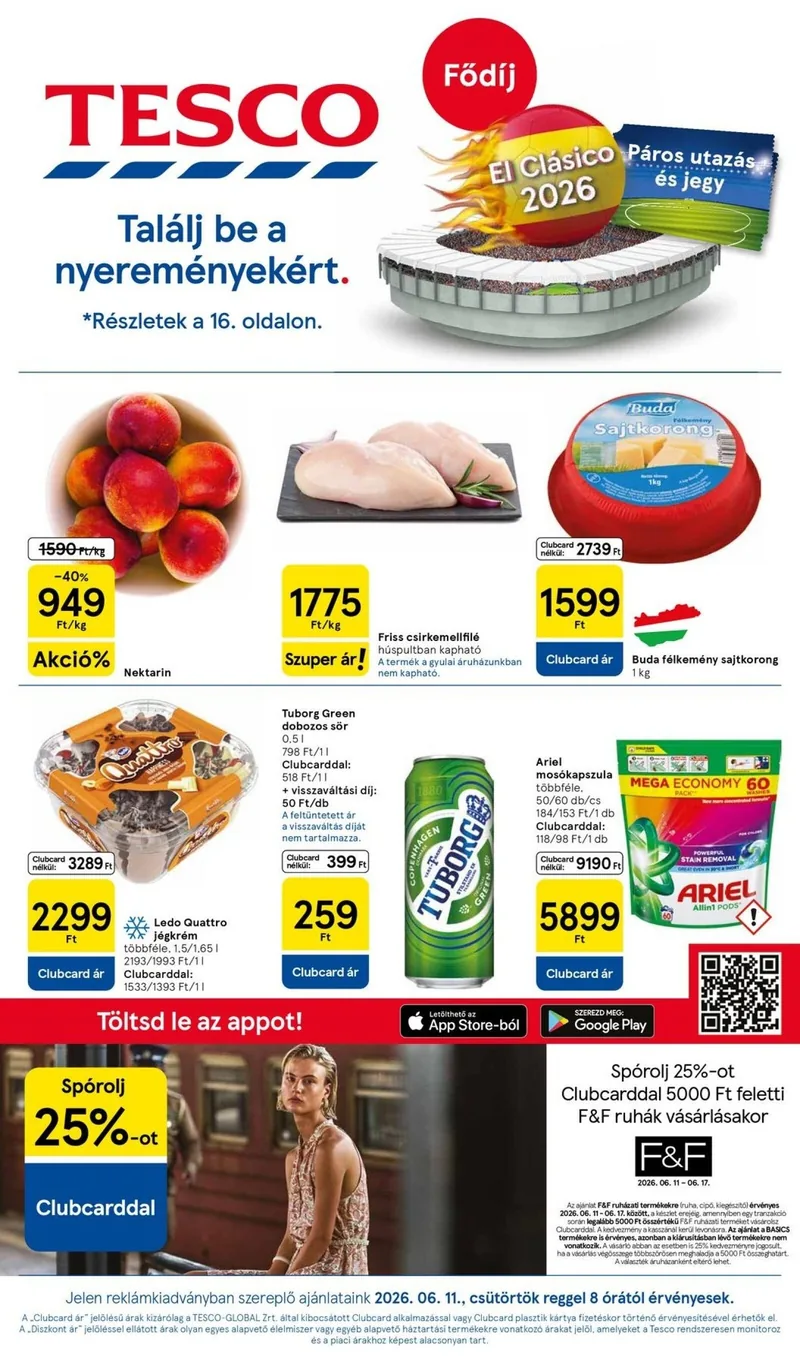 Tesco hipermarket akciós újság – 24. hét – 1. oldal