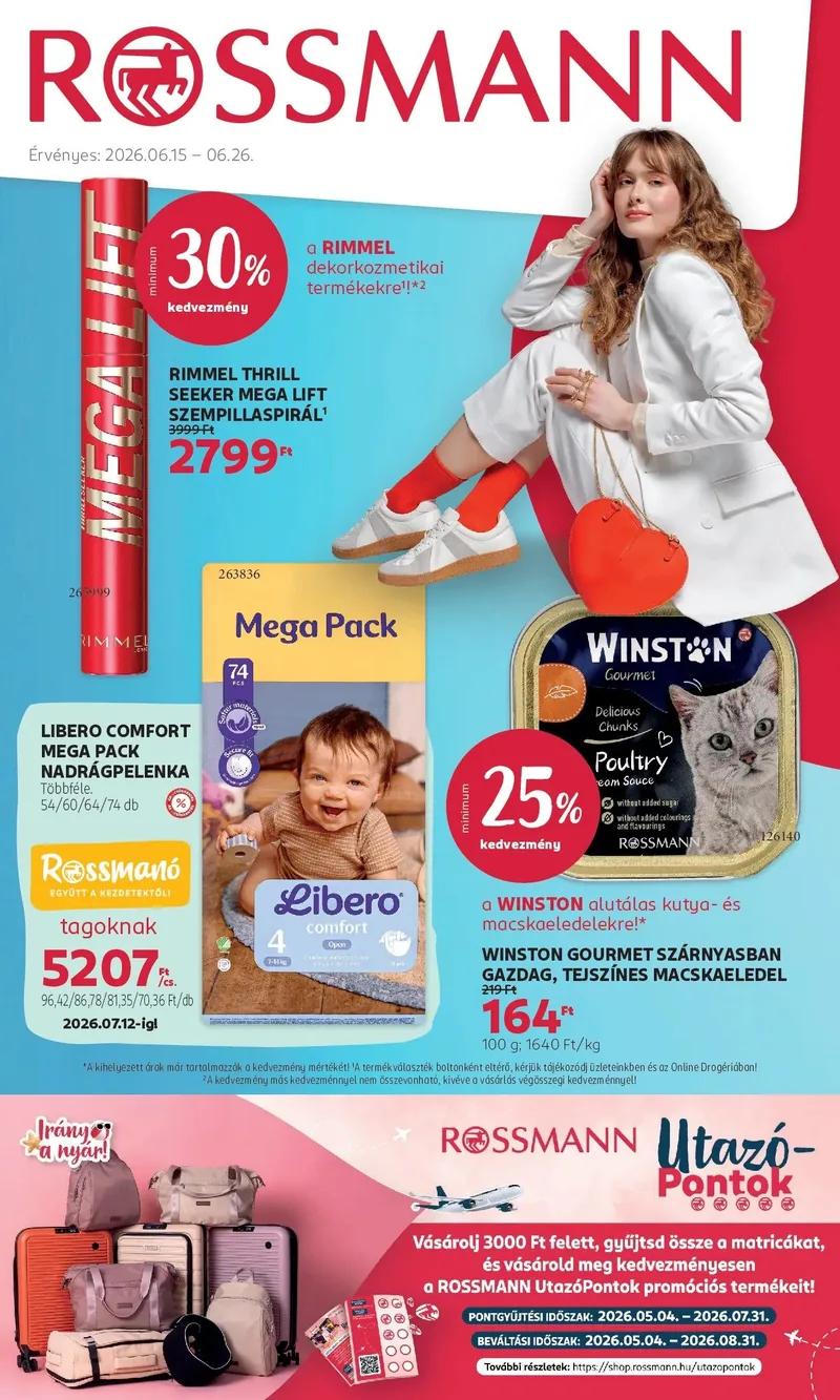 Rossmann általános magazin – 1. oldal