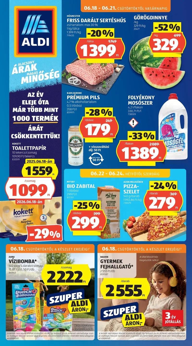 ALDI Akciós újság – 25. hét – 1. oldal