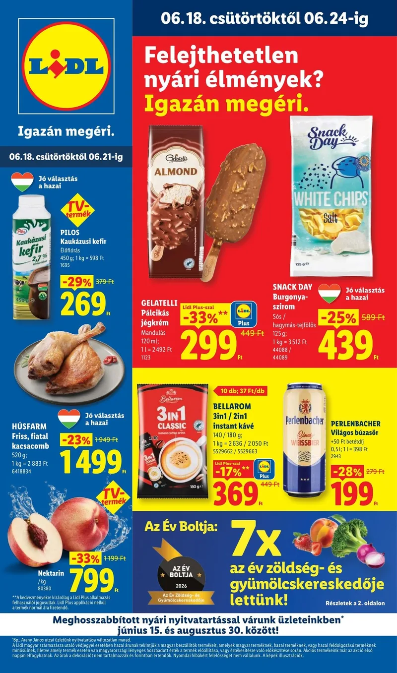 Lidl Akciós újság – 25. hét – 1. oldal