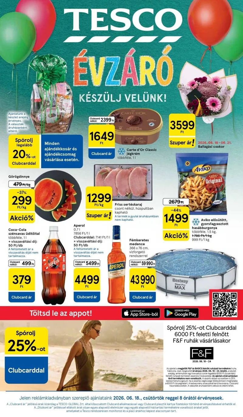 Tesco hipermarket akciós újság – 25. hét – 1. oldal